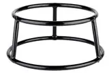 APS 33269 Buffetständer Multi Round, Tellerständer, Schalenständer, mit Antirutschbeschichtung (PVC), Ø 15,5 BZW. 18 cm, Höhe 8 cm, Metall, schwarz