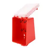 Lockout Tagout Lock Box, Lockout Tagout Gruppenschlosskasten, Wandmontage Gruppen-Schloss 8-Loch Schlüsselstation mit Transparentem Platte, Kleine Schlossbox für Fabriken
