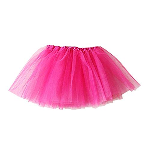 SUCES Tüllrock Mädchen, Ballett Röcke Tutu Rock Ballettrock Kinder Tüllrock für Party Prinzessin Kostüm Ballettrock Klassisch 2-7 Jahre Tanzbekleidung Tanzrock