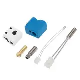 OTOTEC 1 Set 3D-Drucker-Extruder-Kit Düsen-Heizblock 24 V 64 W Thermistor-Ersatzkit Kompatibel mit Artilry Sidewinder X1 X2 Kompatibel mit Genius 3D-Drucker-Hotend