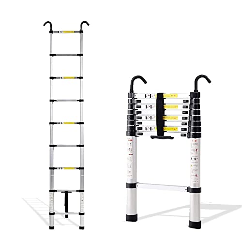 6M/5M/4M/3M/2M/1M Hohe Leiter Multifunktionsleiter mit 2 Abnehmbaren Haken 150Kg/330Lbs Kapazität, HJUYJIA, a, 1,5m/4,9ft