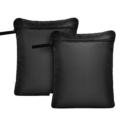 OTraki Wetbag 50 cm x 60 cm 2 Stück Nasstasche Wiederverwendbar windeltasche mit Reißverschluss, wasserdichter beutel Schmutzige Kleidung Tasche Organiser für Badeanzüge, Strandtuch