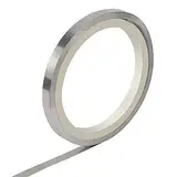 HAKOTOM Nickelband 0,15 x 8mm Nickel Streifen Band Nickelstreifen Blattstreifen Hiluminband Nickel beschichtetes Stahlband Akku Streifen Band für 18650 Batterie Schweißen Punktschweißgerät(10m)