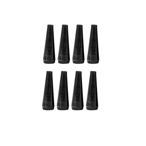 Shisha Mundstücke Hygiene Schwarz 100/200/400 STK. - Einweg Hygienemundstück für Hookah - kompatibel mit Carbon, Alu und Glas Mundstück - Wasserpfeife Zubehör (100 Stück)
