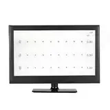 Augenprüfung LCD Sehschärfe Optometrie Diagramm mit Fernbedienung, Einstellbarer Messabstand für Seh-Screening in Kliniken