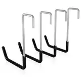 Mumjooyi S-Haken Garage Storage Haken Wandhaken 4 pcs Garage Aufhängehaken Wandhaken Garage-Haken Universalhaken Leiterhaken zum Einhängen, Robuste, Leiter, Pflanzen