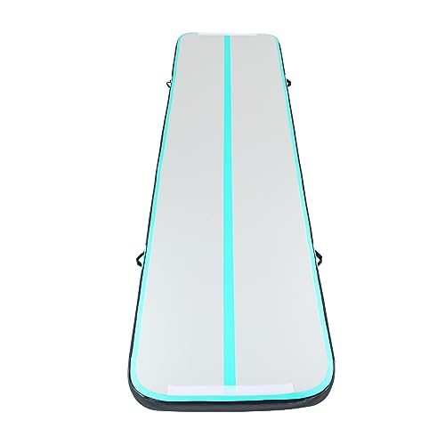 Aufblasbare Matte Tumbling Track Air Turnmatte Trainingsmatte Gymnastik-Luftbahn mit elektrischer Pumpe für den Zuhause Outdoor Yoga Übungsgymnastik