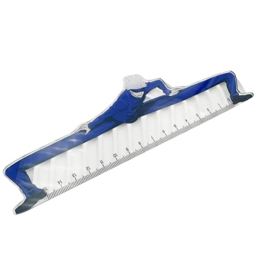 Sonsoke Satoru Gojo Anime Kunststoff-Lineal, 15 cm, Zeichenwerkzeuge, kreatives Styling, Schüler-Lineal, Messwerkzeug, Lineal für Schule, Büro, Spiele, Anime-Fans