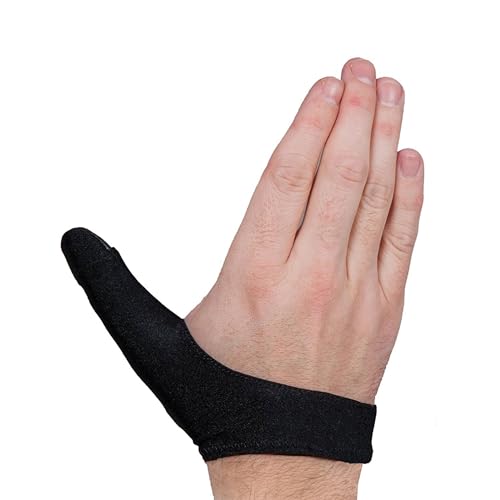 Hayaww Bowling Handschuhe Bowling Daumenhandschuh Bowling Schutz Handschuh Bowlinghandschuhe Thumb Saver Finger Sleeve Grip Protector Glove Daumenstabilisator Bowling Thumb Sock Für Rechte Linke