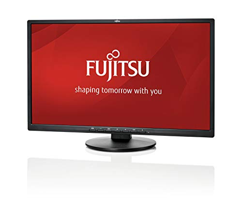 Fujitsu Display E24-8 TS Pro EU E-Line 60.5cm 23,8zoll Wide Display IPS LED matt schwarz DisplayPort DVI VGA Tilt