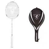 Talbot Torro Badmintonschläger Isoforce 1011 & 3/4 Badminton-Schlägerhülle, 449156, schwarz, one Size