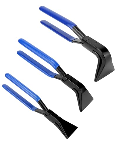 QWORK® 3-teiliges blechbiegezange, Blechwerkzeuge, Falzzange, 0° 45° 90°