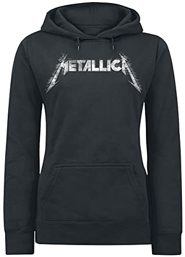 Metallica Spiked Frauen Kapuzenpullover schwarz M 80% Baumwolle, 20% Polyester Band-Merch, Bands