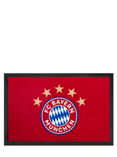 FC Bayern München Fußmatte | Fußabstreifer | Schmutzfangmatte | Logo | Rot