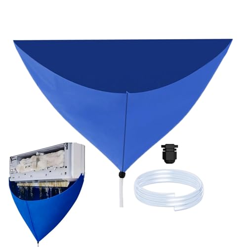 Klimaanlagenreinigungsabdeckungskit - Wasserdichtem montiertes Klimaanlagenstaub Waage sauberer Abdeckung | Split AC Washinng Service Bag | AC -Deckung mit Wasserschlauch für Wohnzimmer, Schlafzimmer