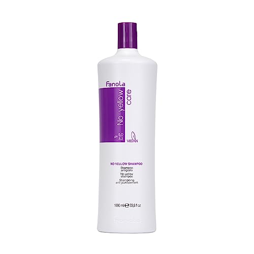 Fanola No yellow Silber-Glanz-Shampoo Anti-Gelbstich, 1000 ml