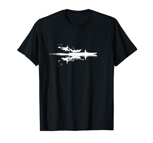 Ruderer Zeichnung Ruderregatta Wassersport T-Shirt