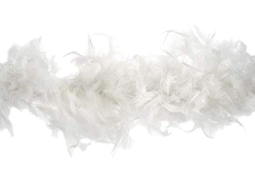 Trimits TD0075 Marabou-Federboa, Weiss, 1.8 metre x 12 cm