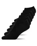 Snocks Sneaker Socken Herren Schwarz Größe 47-50 6x Paar Herren Sneaker Socken Füßlinge Herren Sneakersocken Herren 47-50 Kurze Socken Sneaker