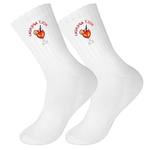 Pcone Kon Aperol Socken, Lustige Aperol Spritz Socken Geschenk, Hochzeitsgeschenk Und Sportaccessoires, EU Größe 36-42