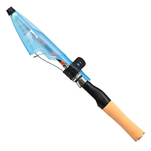 ComfyHarbor 1 x Angelrute, 35 cm Teleskop-Angelrute, tragbare Pferdemundrute, Angelrute, Köderrute, kurze Teleskoprute UL/F