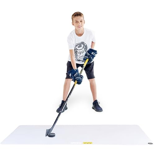 Hockey Revolution My Shoot Pad - Eishockey Schläger Trainingsplatte für On Off-Ice Training - Eishockey Spielzeug mit Griff - Simuliert Eisgefühl - Puck Eishockey Übung von Profis getestet (740x1500)