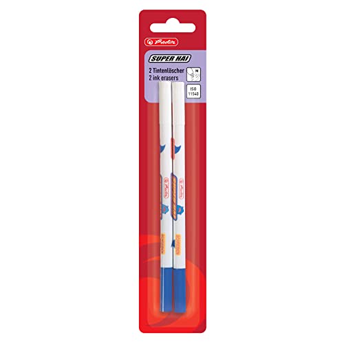 Herlitz Tintenlöscher Superhai, Strichstärke M, 2 Stück