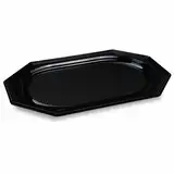 VEPATIM 10 Catering-Platte rPET oval schwarz 45 x 30,2 cm