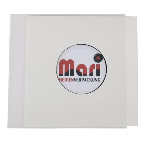 Mari-Medienverpackungen 10 St. LP Cover Schutzhüllen 12" Vinyl Langspielplatten 325x325x0,150 die dicken auch für Doppelalbum