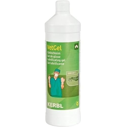 RL24 - Gleitschleim VetGel | Veterinär Gleitgel | Gleitmittel als Hautschutz bei Geburtseingriffen, Rektal- & Vaginaluntersuchungen | Geburtshilfezubehör bei Tieren | 1 x 1000 ml