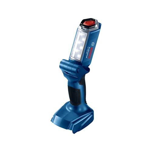 Bosch Professional 18V System Akku LED-Baustellenlampe GLI 18V-300 (max. Helligkeit 300 Lumen, ohne Akkus und Ladegerät, im Karton)