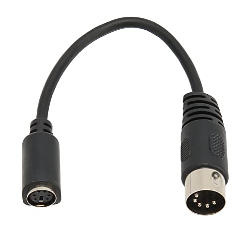 5 poliger DIN Stecker auf 6 polige DIN Buchse, PS2 Tastaturadapter, PS/2 auf Tastaturkabel Adapter, PS/2 Tastatur Maus Konverterkabel (0,15 M/5,9 Zoll)
