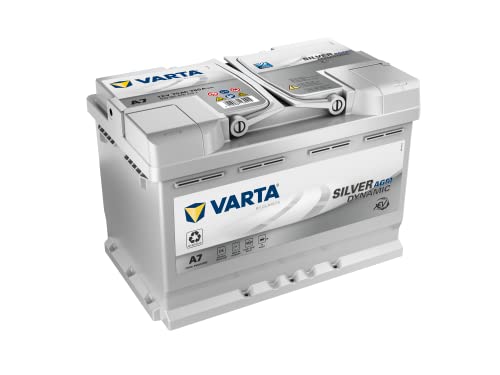 VARTA Silver Dynamic AGM Batterie A7 (E39) – Start-Stop und xEV Autobatterie 12V 70Ah 760A – Starterbatterie für Autos mit hohem Energiebedarf