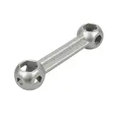 FISCHER 85510 Knochenschlüssel, Silber, One Size