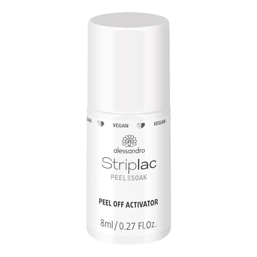 alessandro Striplac Peel or Soak -VEGAN- Peel-Off Aktivator - Ablösen von Striplac – Für perfekte Nägel in 15 Minuten, 8ml