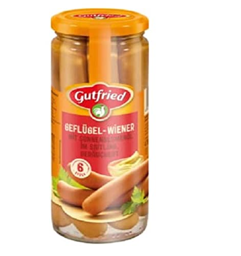 Gutfried Geflügel-Wiener Glas, 225g