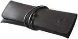 GERMANUS Federmäppchen Strap, Leder - Made in EU (Schwarz)