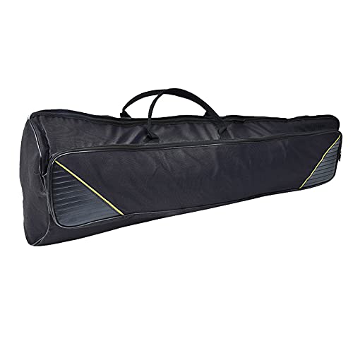 Posaune Tasche, tragbare Alto/Tenorposaune Schultern Tasche Handtasche Musikinstrument Zubehör(Schwarz)