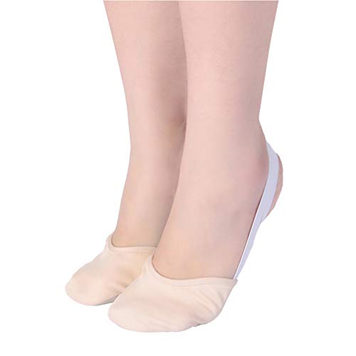 COHEALI Drehsocken Turnen Halbe Sohle Pirouette Kinder Balletttanz-Zehensocke - rutschfeste Tanzsocken Ballettbodensocken Zehenschutzkissen () Drehsocken Turnen Pirouette Schuhe