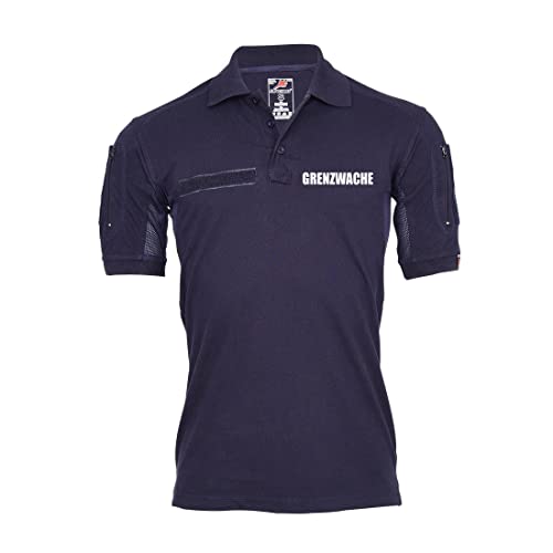 Copytec Tactical Poloshirt Grenzwache Grenze Landesgrenze Wache Sicherheit #30173, Größe:XXL, Farbe:Dunkelblau