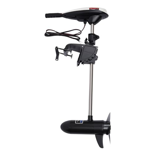 Aussenborder Benzinmotor, 45LBS 12V Außenbordmotor Elektroaussenborder Bootsmotor Outboard Motor Aussenborder Außenborder für Kajaks, Kanus, Beiboote (45LBS)
