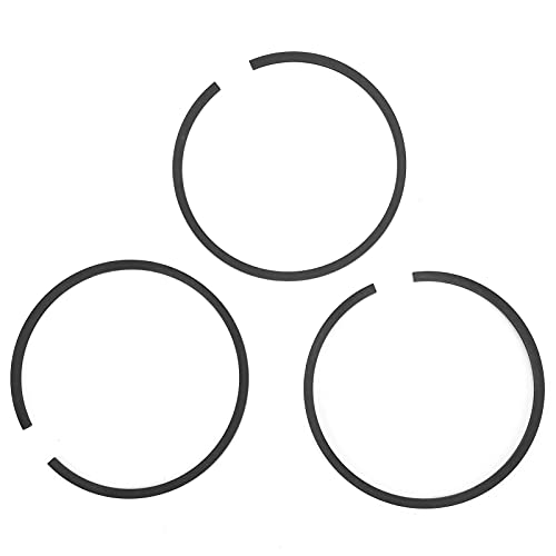 Baxnore 3PCS Kolbenring, stabiler pneumatischer Motorkolbenring, Zylinderkolbenring, Luftkompressor-Kolbenring, Luftpumpen-Kolbenring für Automobile