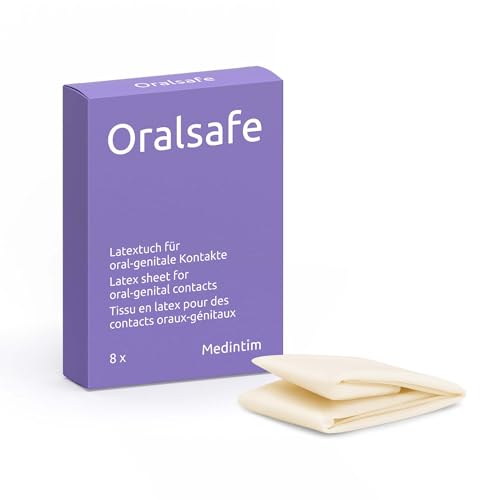 8er MedIntim OralSafe Lecktuch Latextuch Neutral Oral Dam