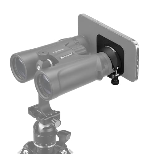 SUNWAYFOTO BA-43 Handy-Adapter für Fernglas, universelle Smartphone-Halterung für Fernglas, kompatibel mit Okular-Außendurchmesser 38–45 mm