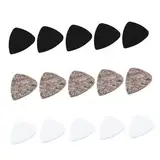 HEMOTON 15St Plektrum musikinstrumente musical instruments Gitarrensound Filzmaterial Gitarrenmelodie Gitarrenausstattung Gitarrenfinger ersetzen gefühlt Dichtung Komponente Ukulele