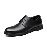 WEISIDA Herren formelle Lederschuhe Ledergeschäft im britischen Stil wies Herrenschuhe Gentleman Herrenschuhe weich(38)