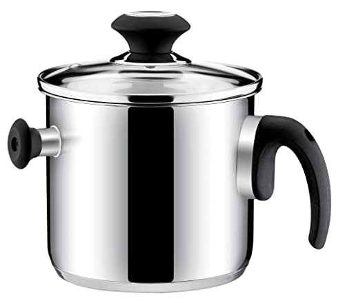 Tescoma doppelwandiger Simmertopf mit Deckel und Überdruckventil, induktionsgeeignet, Ø 16 cm, 2l