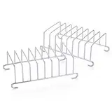 Cabilock Toastständer Edelstahl Toast Rack Brothalter Toasthalter Brotregal Serviettenständer für Toast Esszimmer Kühlung Brot Hochzeit Geburtstag Weihnachten Party Zubehör Silber 2 Stück