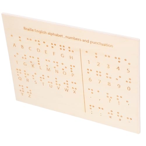 Parliky Blindenschrift Lernausrüstung Braille Zahlentafeln Blinden Zahlentafel Blinden Lerntafeln Blindenschrift Buchstaben Lerntafeln Braille Buchstaben Zahlentafeln Blinden