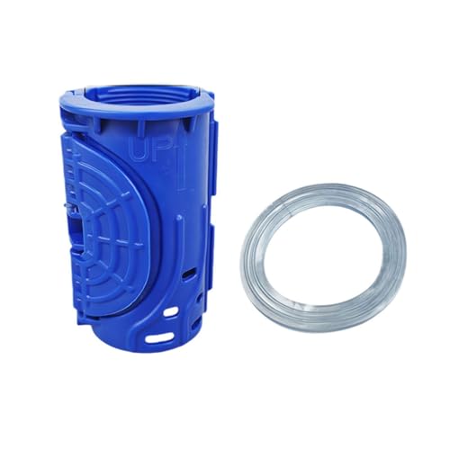 RJSQAQE Befestigungsmutter für Küchenarmaturen, Kontermutter zum schnellen Anziehen und Lösen, 35 mm Kunststoff-Kontermutter für Armaturen, Anti-Lockerungsmutter, Wasserhahn-Werkzeug (Blau)